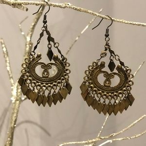 Bold Bronze Earrings
